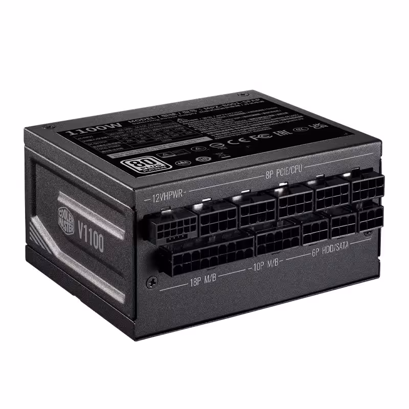 منبع تغذیه کامپیوتر ماژولار کولر مستر مدل  V SFX Platinum توان 1100 وات