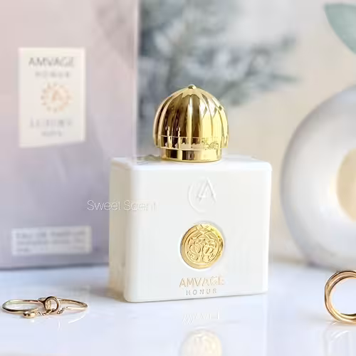عطر ادکلن زنانه آمواج هانر-آنر (آمواژ سفید) لاکچری آکوا | Amouage Honour (Luxury Aqva) حجم 50 میل(شرکتی)