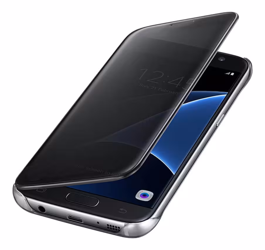 کیف سامسونگ S7 EDGE CLEAR VIEW COVER