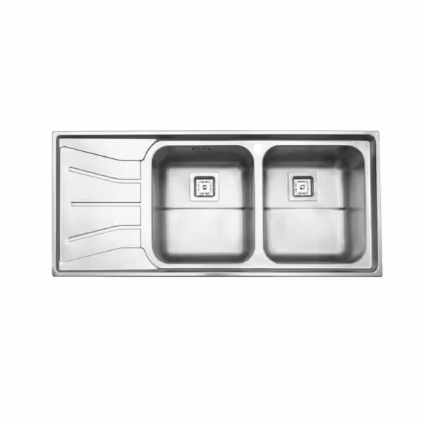 سینک دو لگنه فانتزی 737 توکار استیل البرز