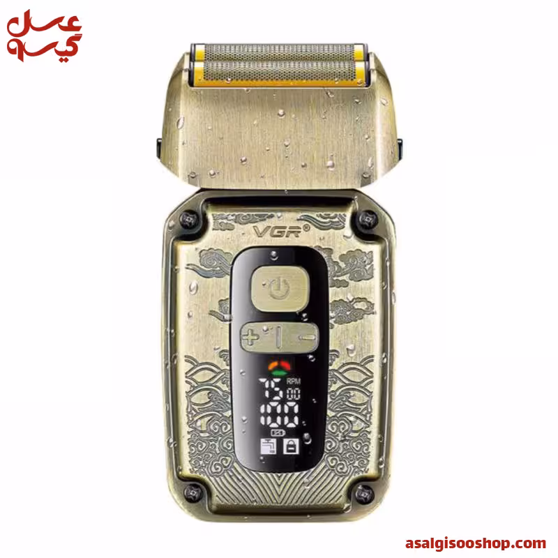 ماشین اصلاح موی صورت وی جی ار مدل V-337 | کد 2162