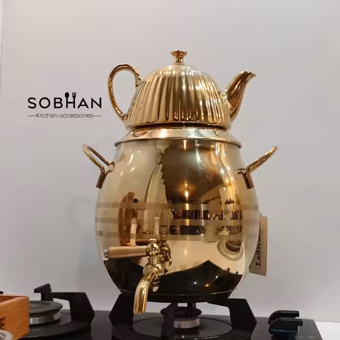 کتری قوری طلایی