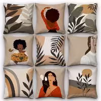 کاور کوسن کد 144 (ست دختر و گل)