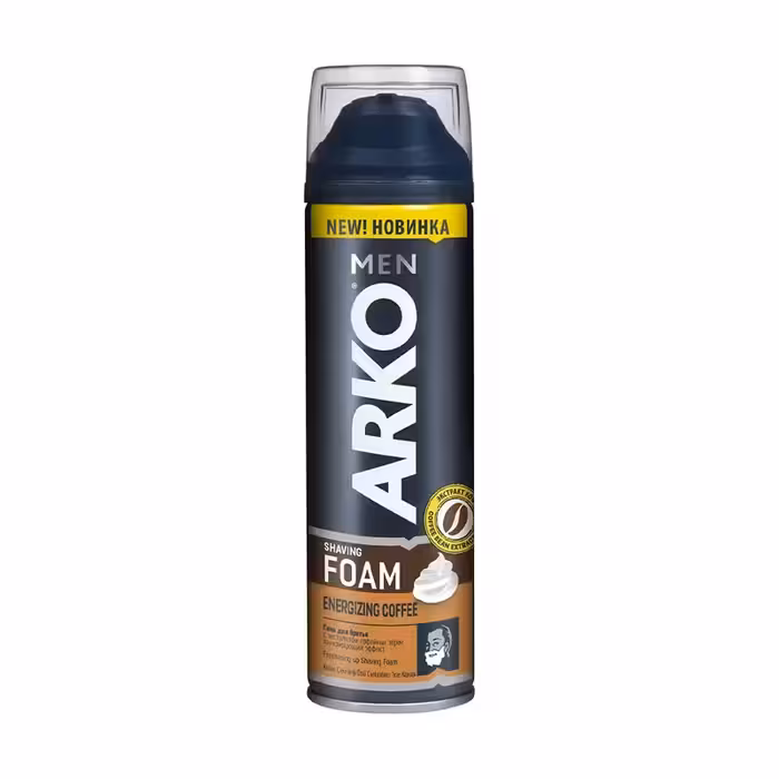 فوم اصلاح آرکو من مدل انرژی بخش 200 میلی لیتر Arko Men Enrgizing Coffee Shaving Foam 200 ml