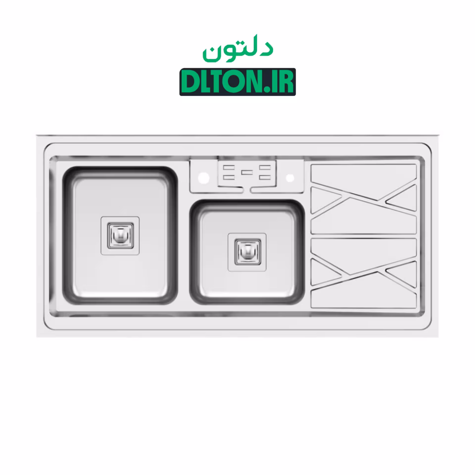 سینک روکار میکس پلاس مدل 9041S45