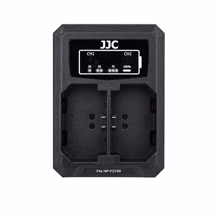 شارژر دوقلو USB باتری دوربین سونی جی جی سی مدل DCH-NPFZ100