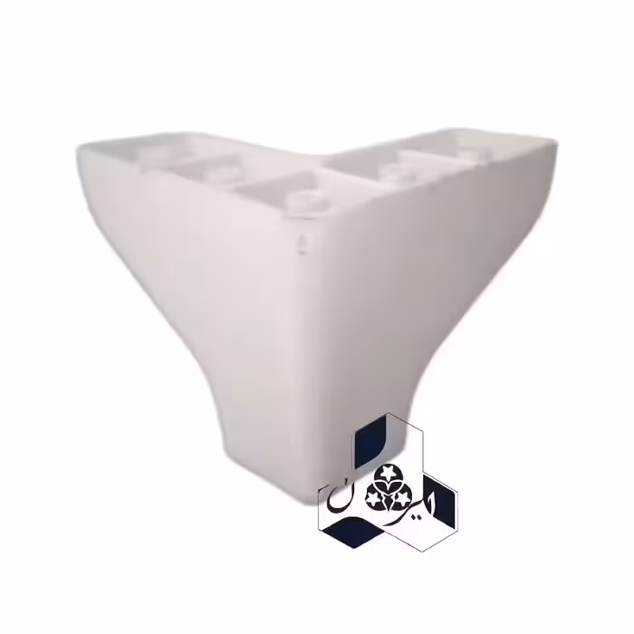 پایه مبل 7.5 سانتی متر رنگ سفید پک 4 عددی