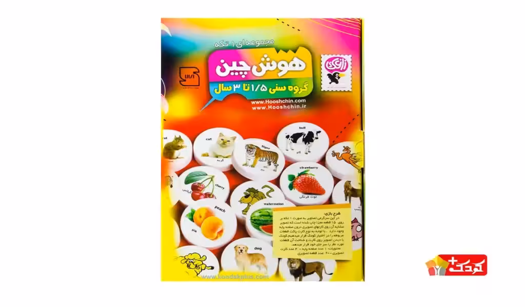 بازی آموزشی هوش چین مجموعه مدل یک تکه با تصاویر واقعی