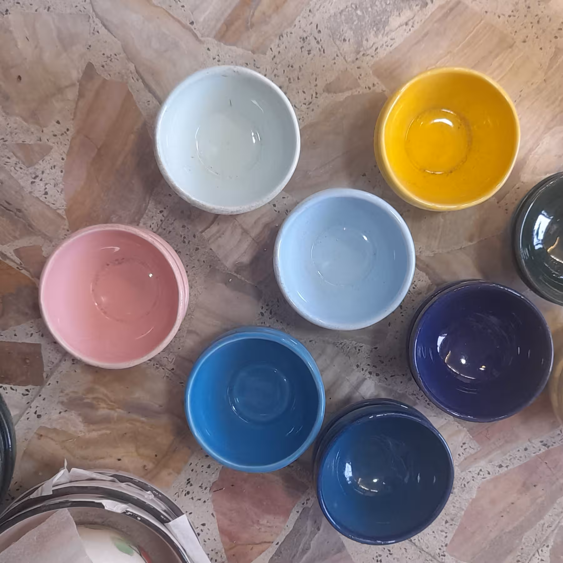 پیاله 6 عدی رنگی ( پسکرایه)