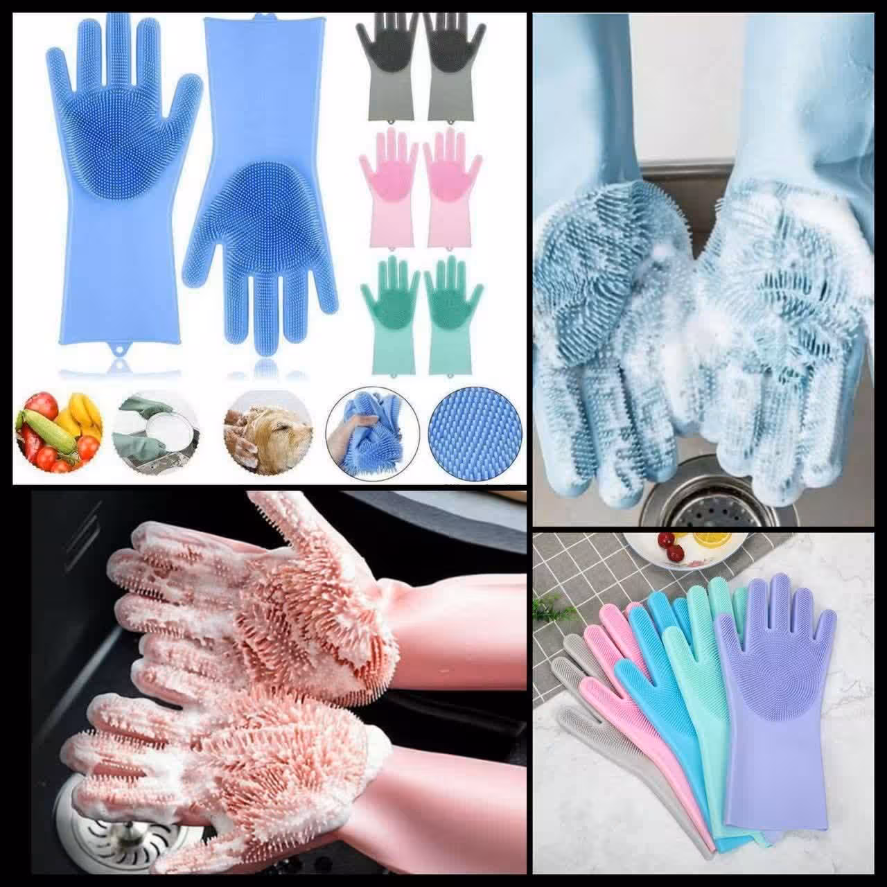 دستکش ظرفشویی سیلیکونی