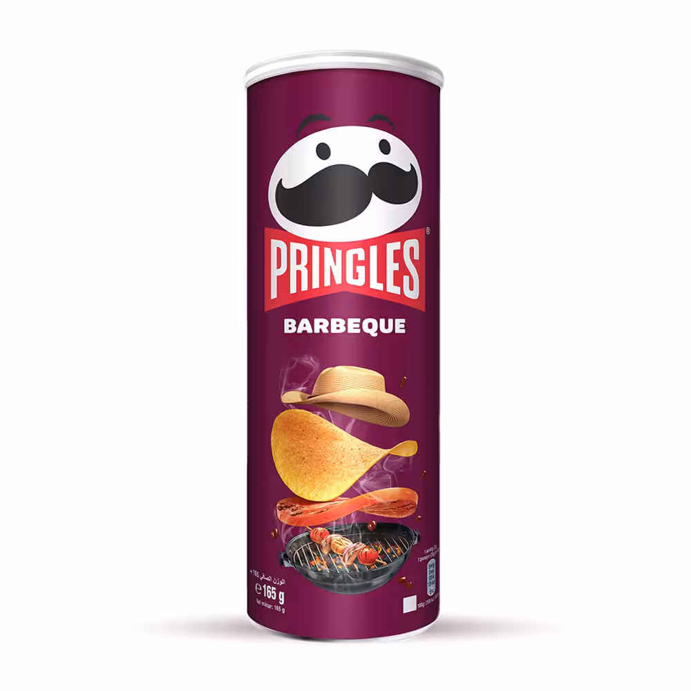 چیپس باربیکیو پرینگلز وزن 165 گرم