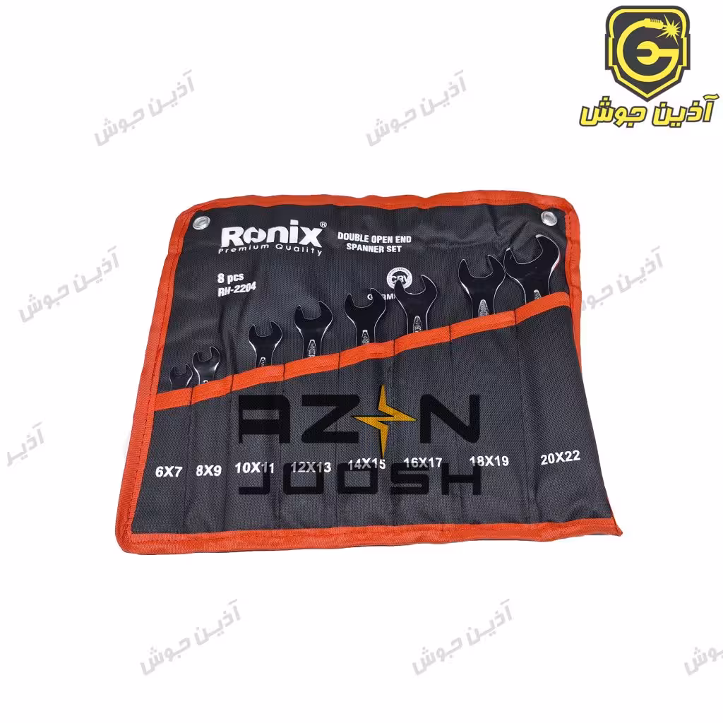 ست آچار دوسر تخت 8 عددی رونیکس Ronix مدل RH-2204 آلمان