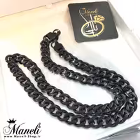 زنجیر کارتیر مشکی استیل 140036