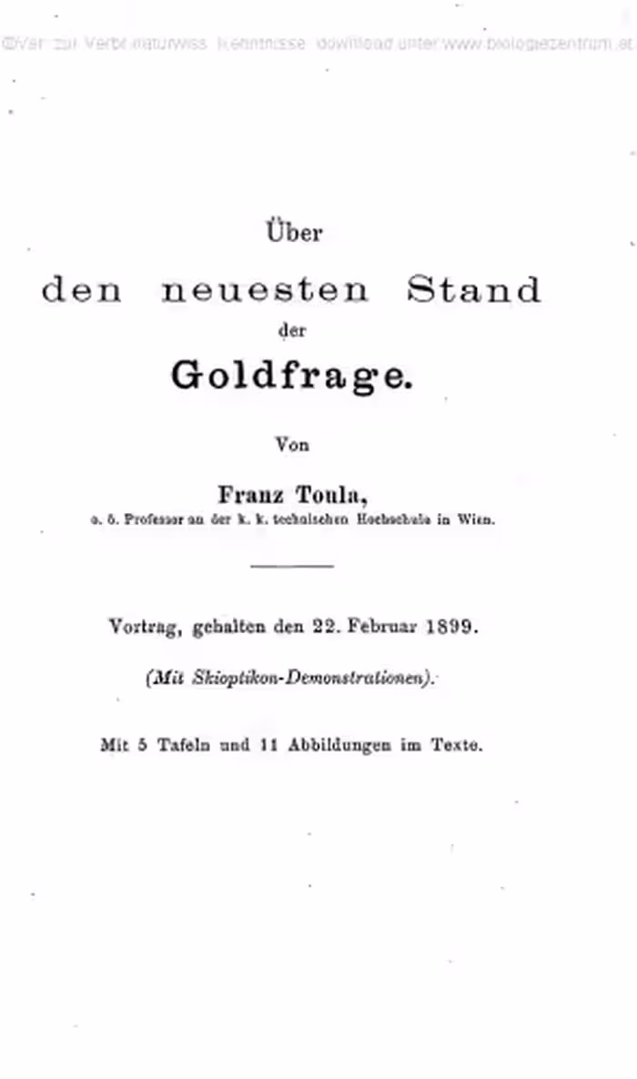خرید و دانلود نسخه کامل کتاب Über den neuesten Stand der Goldfrage
