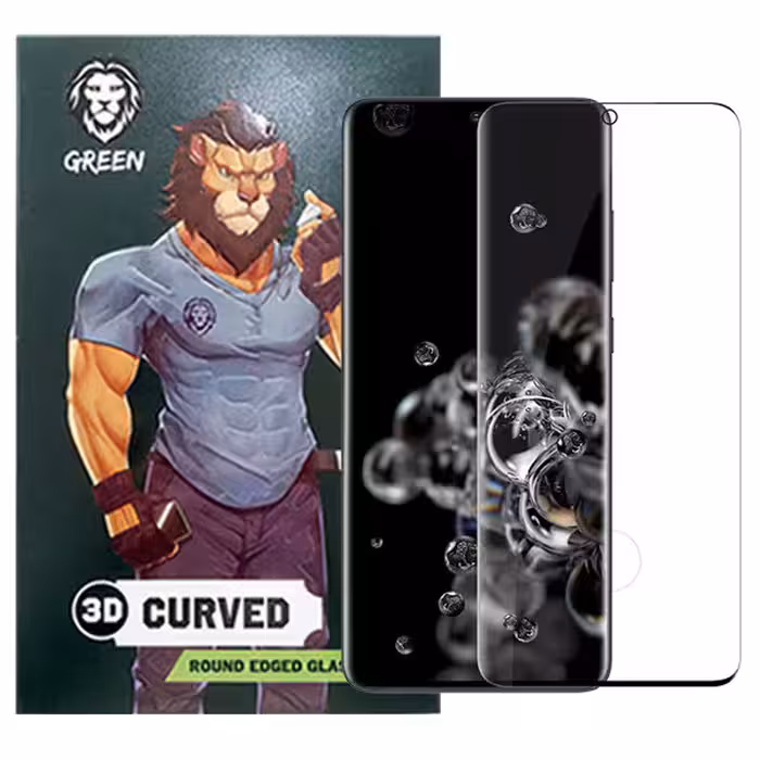 محافظ صفحه نمایش گرین مدل 3D-Curved مناسب برای گوشی موبایل سامسونگ Galaxy S21 Ultra