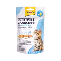 تشویقی بچه گربه مدل Nutri Pockets Junior میکس برند Gim Cat جیم کت 60 گرمی