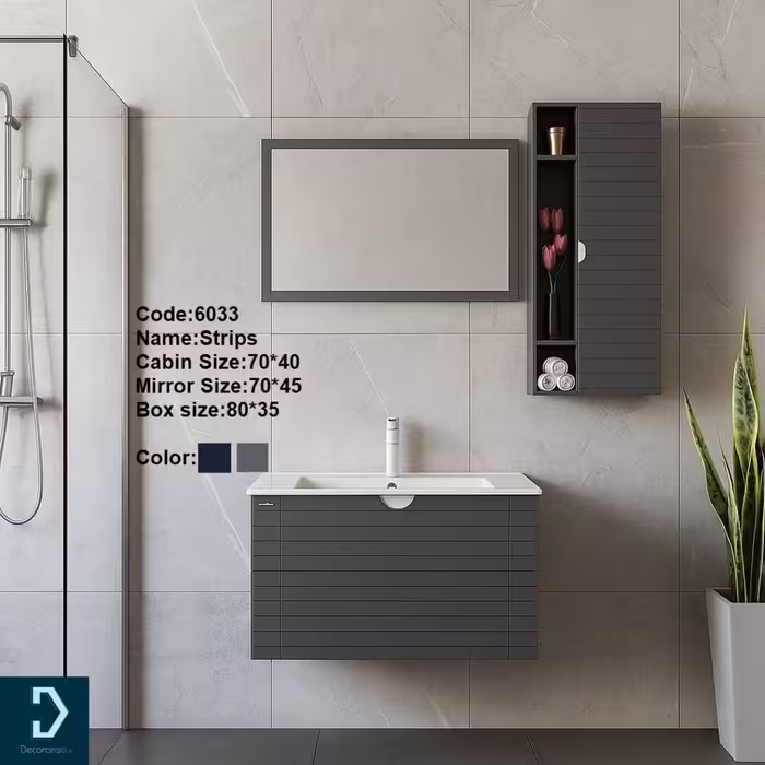روشویی کابینتی مدل استریپس