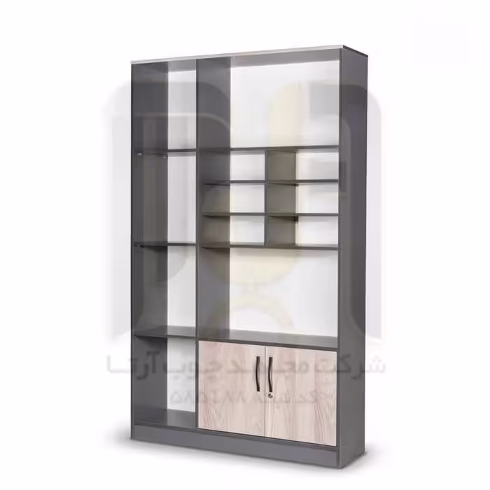 کتابخانه طبقه دار مجاهد چوب آرتا
