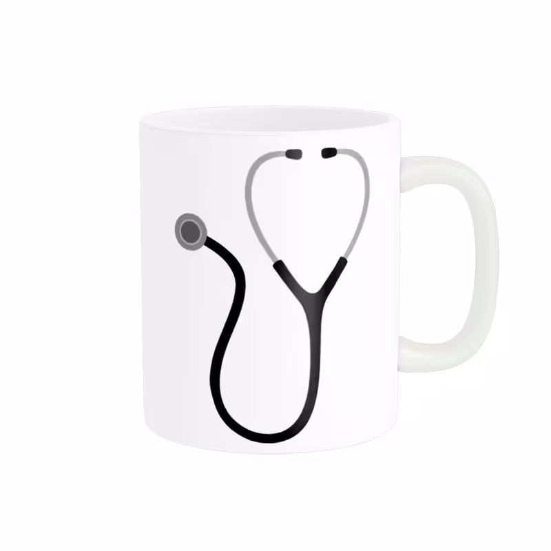 ماگ استلار طرح گوشی پزشکی کد 1517