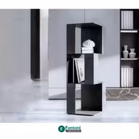 شلف کتابخانه مشکی مات مدل LUNO فانتونی P209