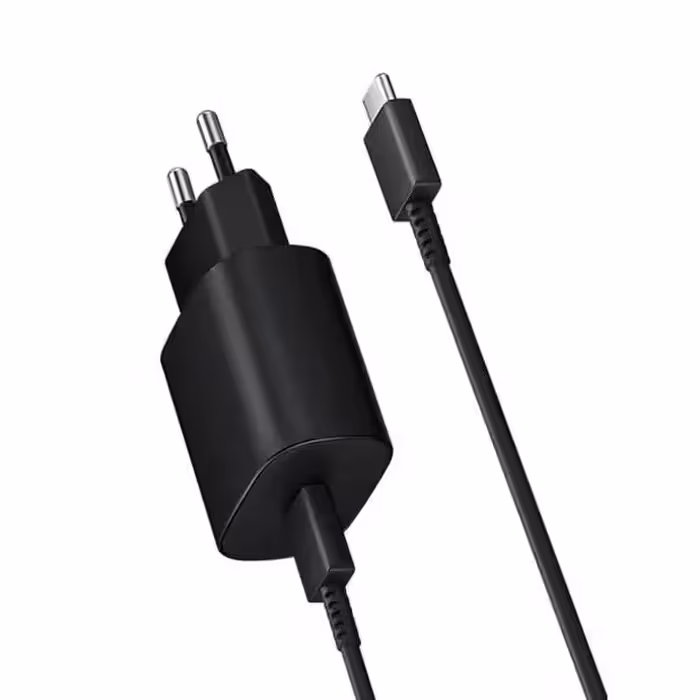 شارژر دیواری 25 وات مدل SAM25W SUPER FAST CHARGE به همراه کابل تبدیل USB-C | کالا مکس