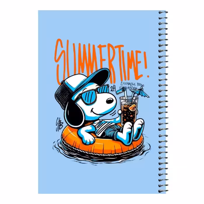 دفتر مشق 80 برگ اس جی طرح اسنوپی تابستان