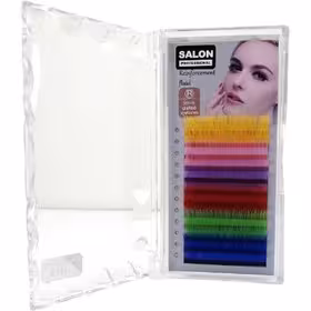 مژه والیوم دائمی رنگی درجه یک سالن Salon