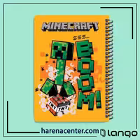 دفتر مدرسه طرح کریپر ماینکرفت برند لانگو