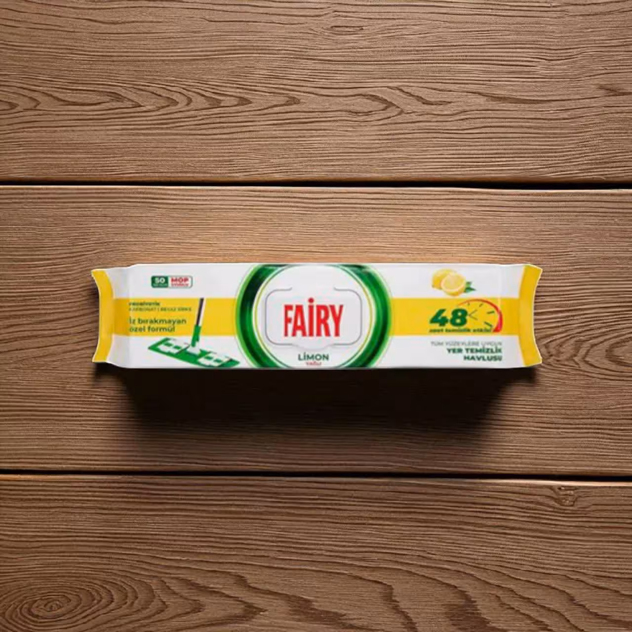 دستمال مرطوب مخصوص تی فیری بسته 50 عددیFAIRY YER TEMIZLIK HAVLUSU