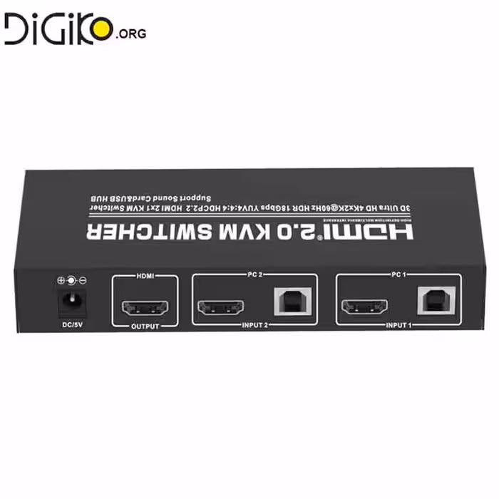 سوئيچ کی وی اِم 2 پورت HDMI تی سی تی
