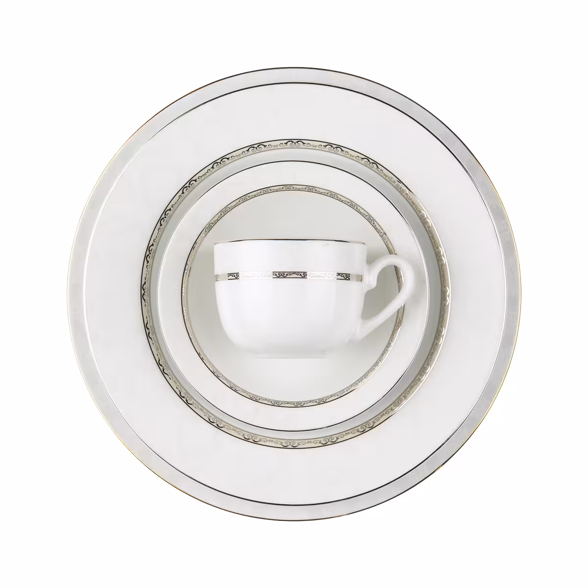 سرویس 102 پارچه 12 نفره طرح هدیه پلاتینی