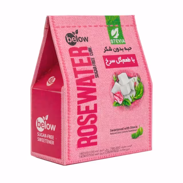 حبه قند رژیمی با طعم گل سرخ