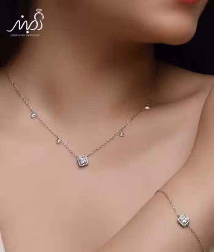 💍سرويس خاص امرالد(گردنبند ، گوشواره ، دستبند) (S_6026)‌‌‌‌‌‌ ‌