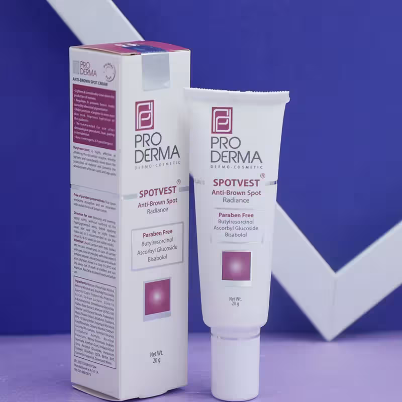 عمده فروشی کرم روشن کننده لک های پوست پرودرما PRO DERMA حجم 20 گرم 92396