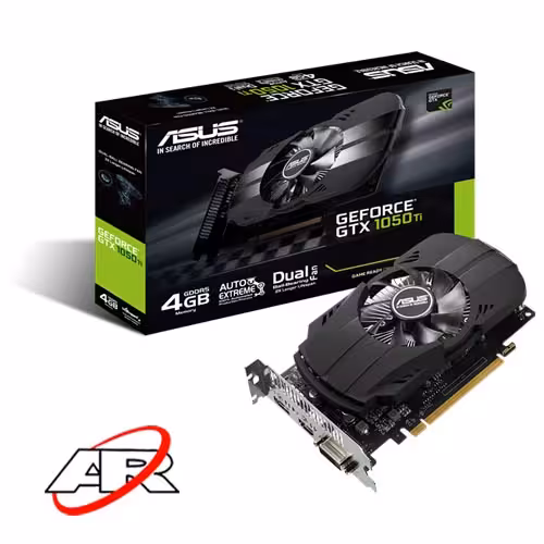 کارت گرافیک ایسوس مدل PH-GTX1050Ti-4G