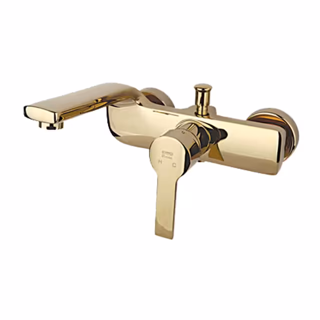 شیر حمام راسان مدل دنیس طلایی