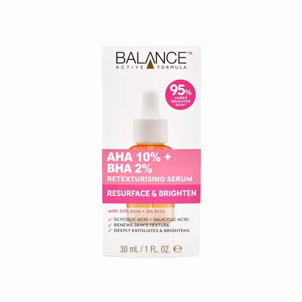 سرم لایه بردار و روشن کننده بالانس مدل AHA 10% BHA 2% حجم 30 میل