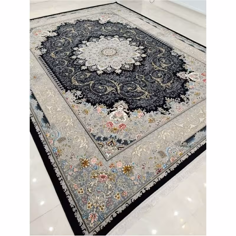 فرش ماشینی کاشان 700شانه اصلی طرح هیوافیلی12متری(باارسال رایگان)