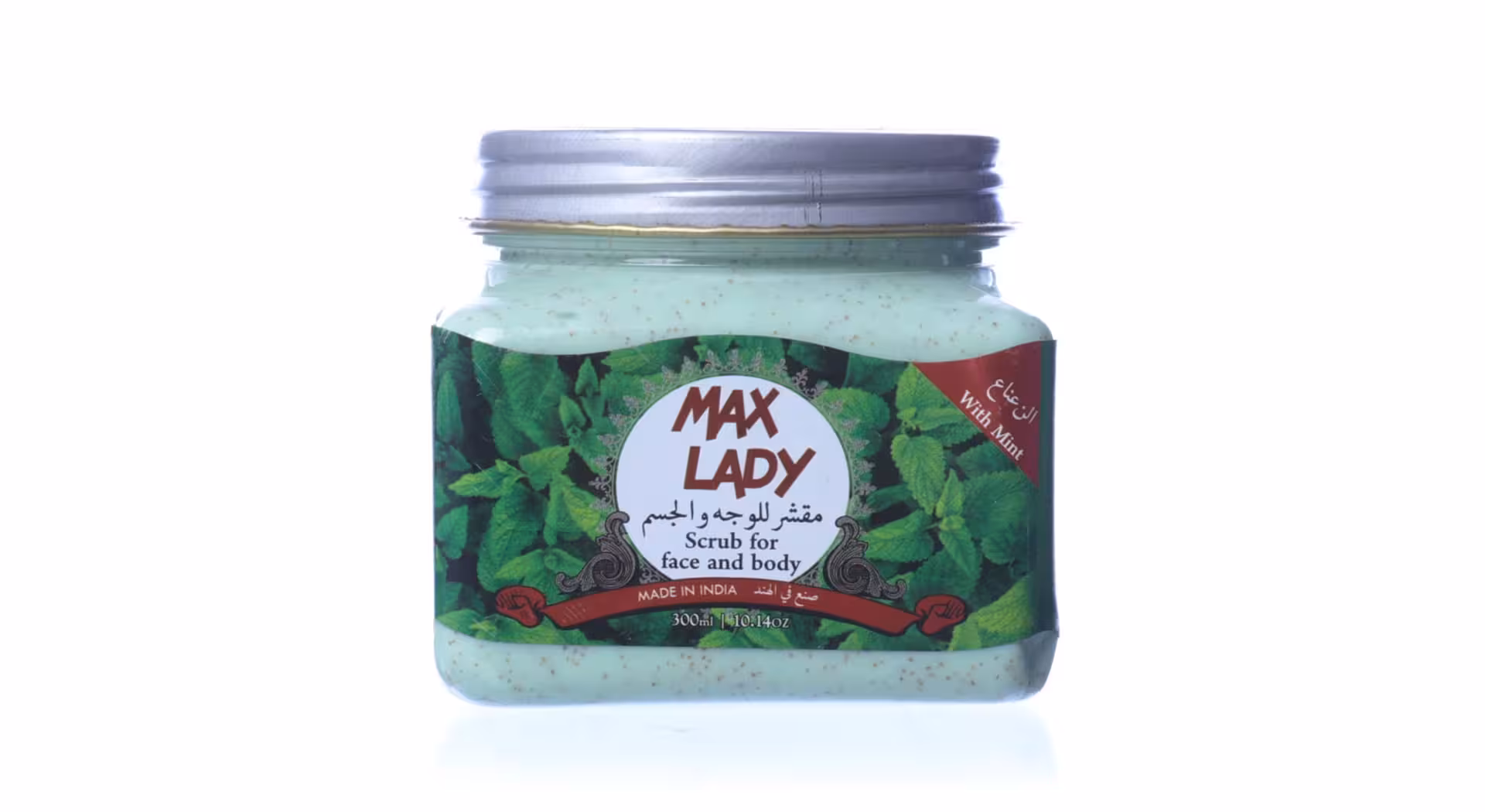 اسکراب شنی صورت و بدن نعنا مکس لیدی 300ml