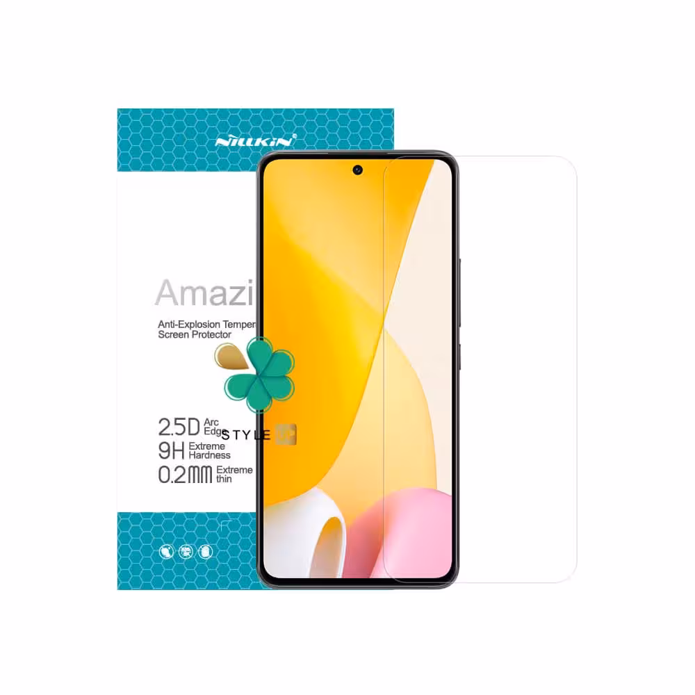 گلس نیلکین گوشی شیائومی Xiaomi 12 Lite مدل Amazing H  Pro