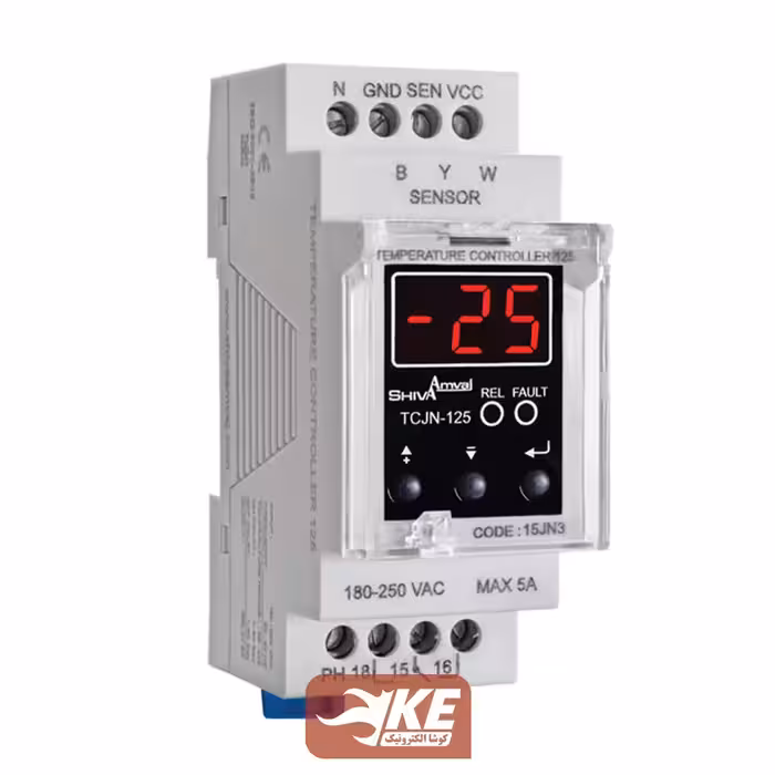 ترموستات 125 درجه 15JN3 شیوا امواج مدل TCJN-125