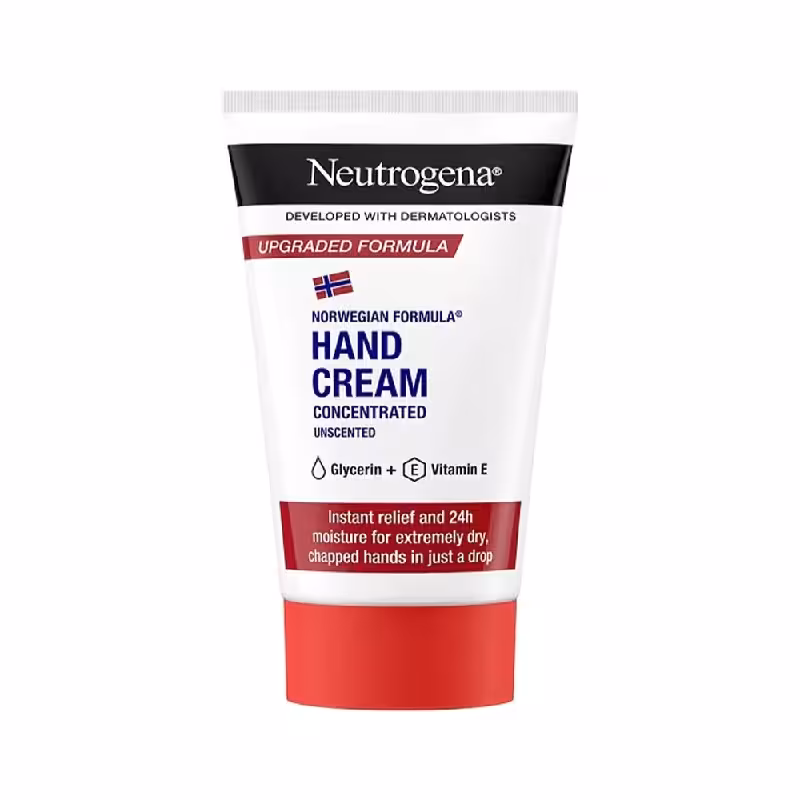 کرم دست تیوپی نیتروژینا 50 میل تسکین دهنده بدون عطر