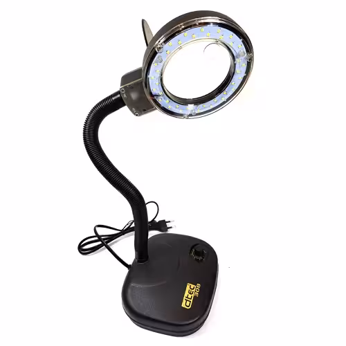 ذره بین رومیزی چراغدار(لوپ) 308 LED