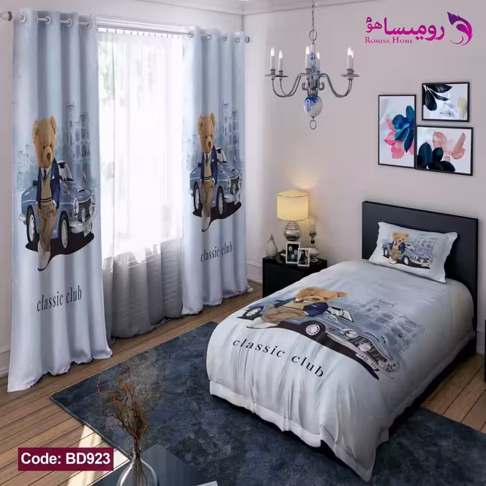 قیمت و خرید روتختی طرح classic club یک نفره برند دکو کد BD923