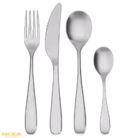 سرویس قاشق و چنگال 24 تایی مدل BEHAGFULL | برند ایکیا | ارسال 15 الی 20 روز کاری
