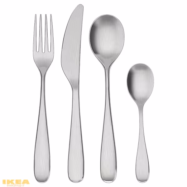 سرویس قاشق و چنگال 24 تایی مدل BEHAGFULL | برند ایکیا | ارسال 15 الی 20 روز کاری