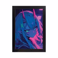 تابلو انیمه ای طرح Anime girl کد PF-11036