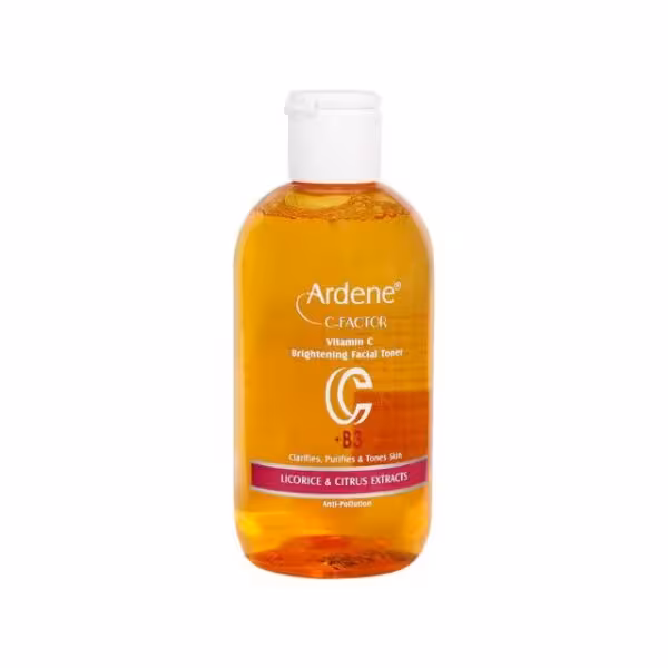 تونر پاک کننده صورت آردن سری C-Factor مدل ویتامین C حجم 250 میلی لیتر