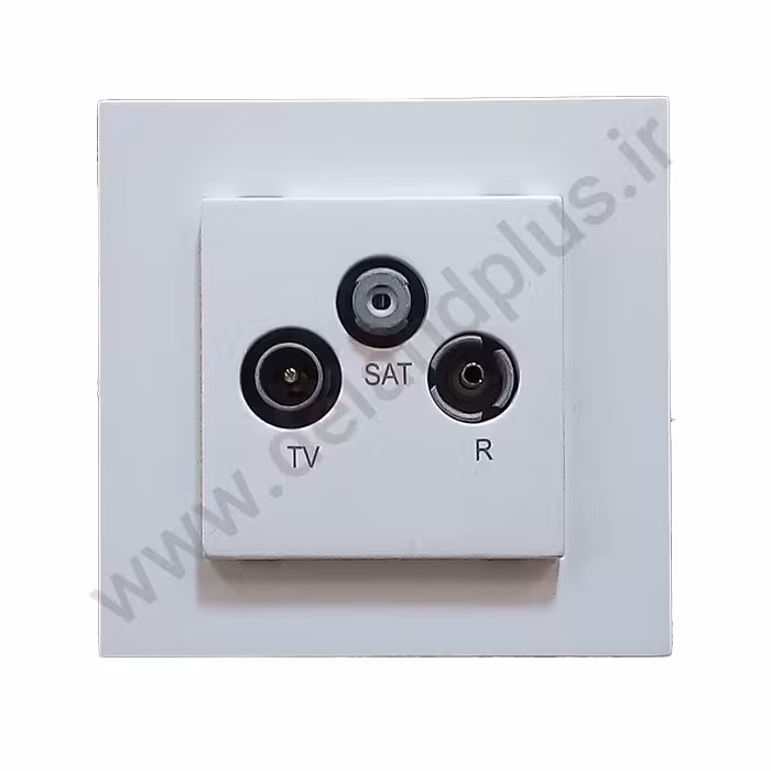 فیش آنتن مرکزی مدل مکانیزم آسا سفید