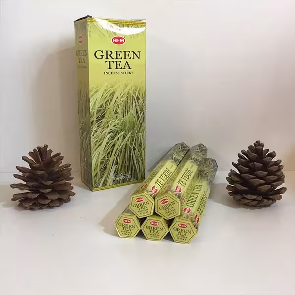 عود شاخه ای چای سبز هم HEM Green Tea Incense Stick
